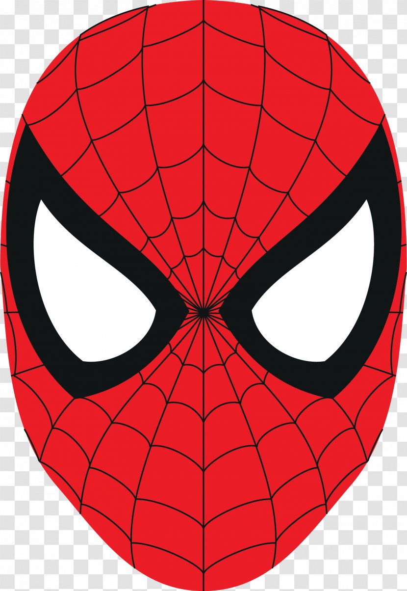 Spider-Man Logo Mask Clip Art Transparent PNG