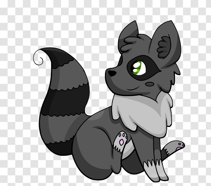 Black Cat Kitten Whiskers Horse - Fictional Character Transparent PNG