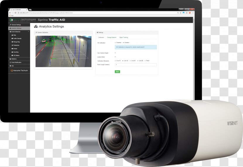 Hanwha Techwin Closed-circuit Television IP Camera Surveillance - Samsung Group Transparent PNG