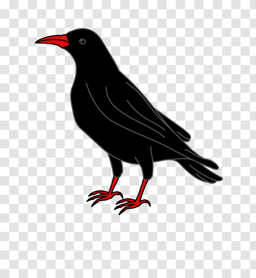 Challex American Crow Raven Coat Of Arms Wikipedia - Like Bird - Songbird Transparent PNG