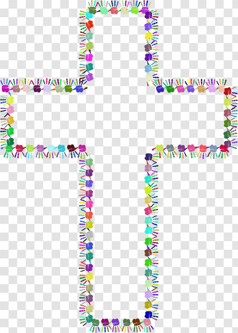 Symbol Symmetry Number Pattern - Watercolor - Christian Cross Transparent PNG