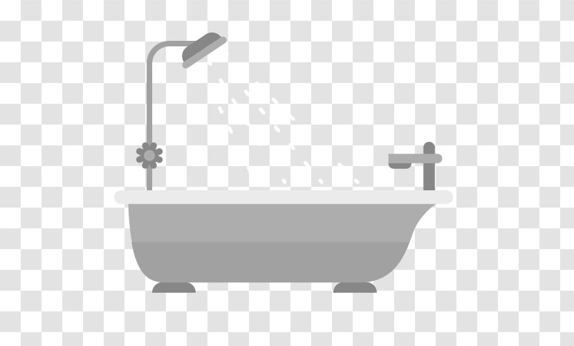 Bathroom Bathtub Bathing - Vector Transparent PNG