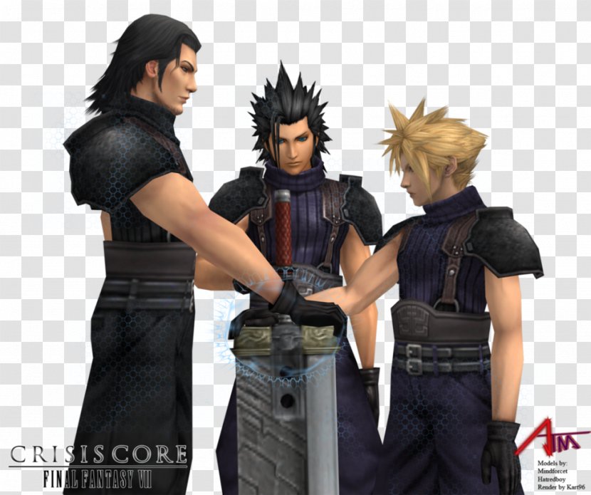 Crisis Core: Final Fantasy VII Remake Zack Fair Cloud Strife - Action Toy Figures Transparent PNG