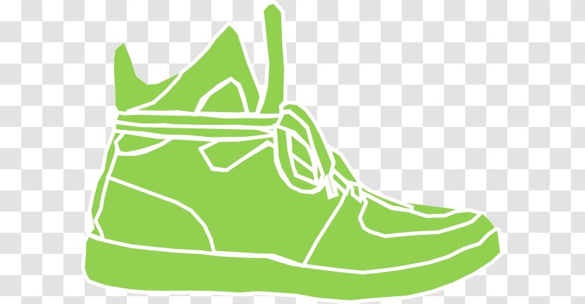 Sneakers Shoe Clip Art - Outdoor - WHITE Transparent PNG