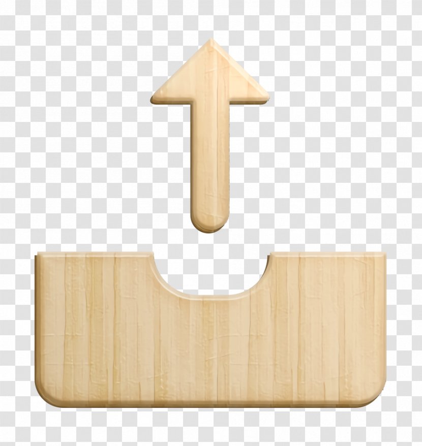Arrow Icon Drawer Front - Symbol Wood Transparent PNG