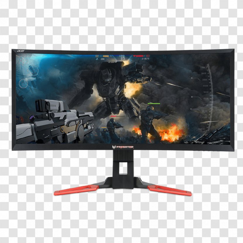 Acer Predator Z Computer Monitors Aspire Nvidia G-Sync - Monitor - Lcd Tv Transparent PNG