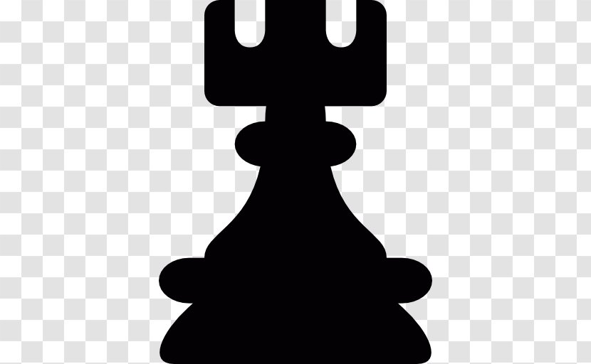 Chess Piece Pawn Rook White And Black In - Promotion Transparent PNG