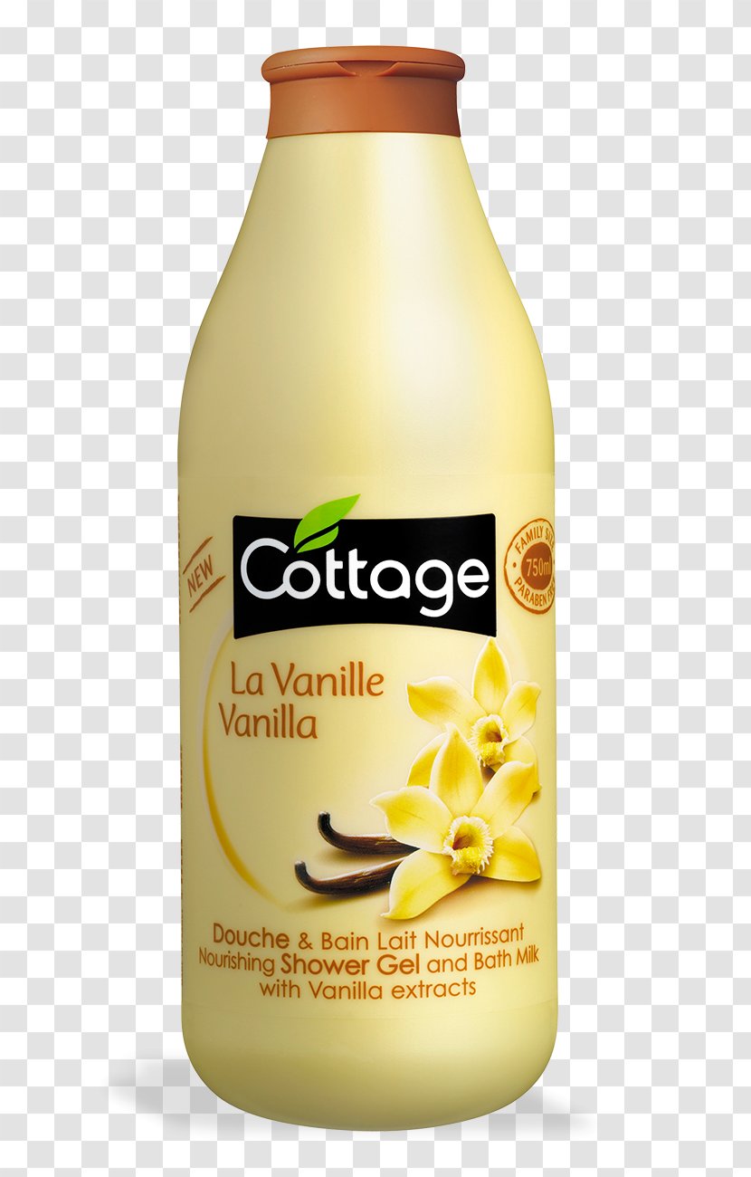 Milk Lotion Flavor Shower Gel Vanilla - Liquid Transparent PNG