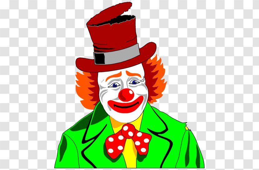 Evil Clown Clip Art - Fictional Character - Circus Hat Transparent PNG