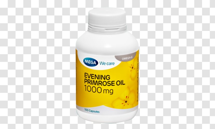 Dietary Supplement Mega Lifesciences Health Bodybuilding Premenstrual Syndrome - Vitamin E - Primrose Transparent PNG