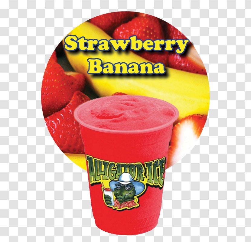 Smoothie Slush Juice Strawberry Flavor - Alligator Transparent PNG
