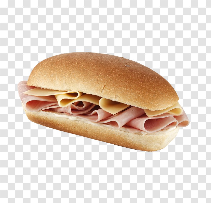 Ham And Cheese Sandwich Breakfast Submarine Bocadillo Hot Dog - Bacon Transparent PNG