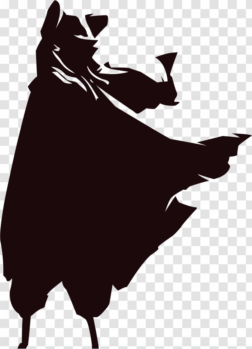 Cat Zastava Koral Silhouette Character Clip Art - Black Transparent PNG