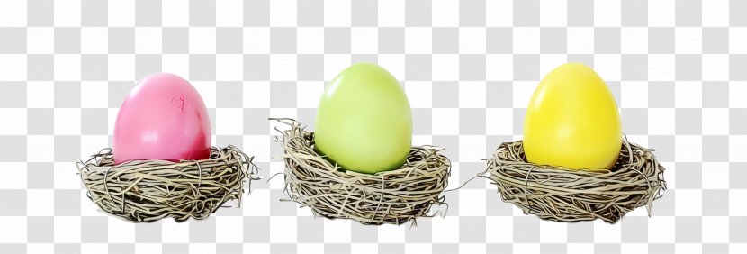 Easter Egg - Watercolor - Nest Plant Transparent PNG