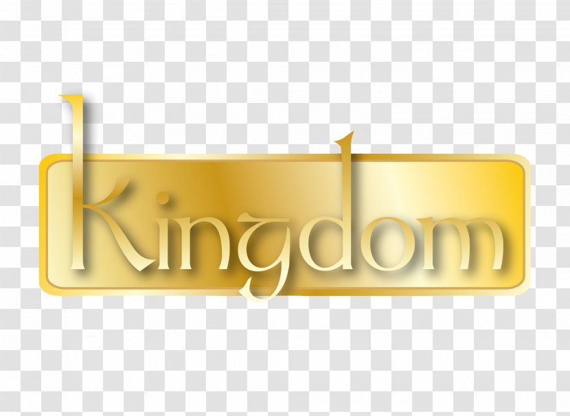 Logo Brand Font - Yellow - Kingdom Transparent PNG