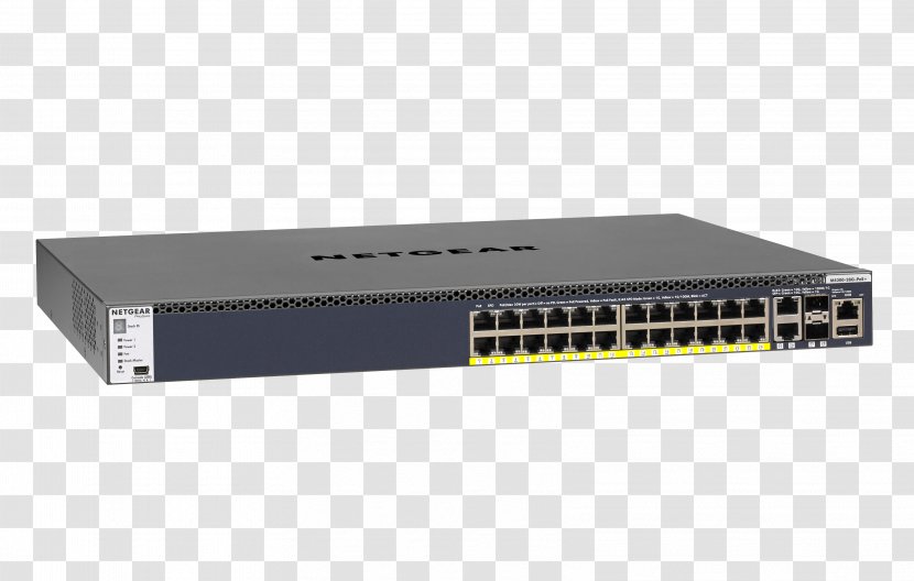 Stackable Switch Network Gigabit Ethernet Port Netgear Transparent PNG