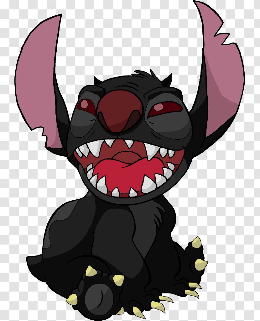 Stitch Demon Whiskers Dog Devil Transparent PNG