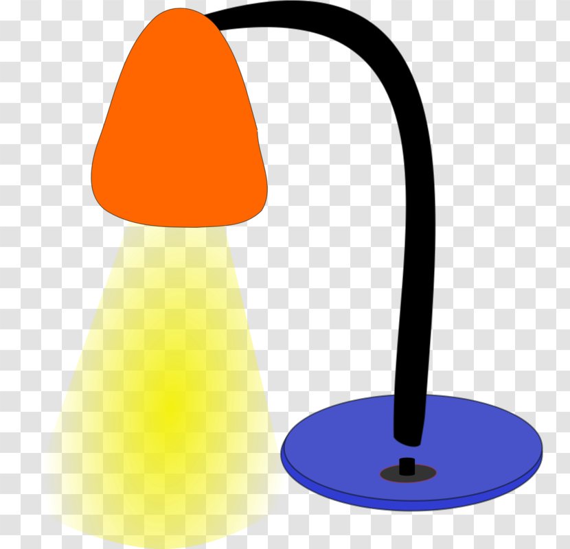 Electric Light Lamp Clip Art - Orange - Appliances Cliparts Transparent PNG