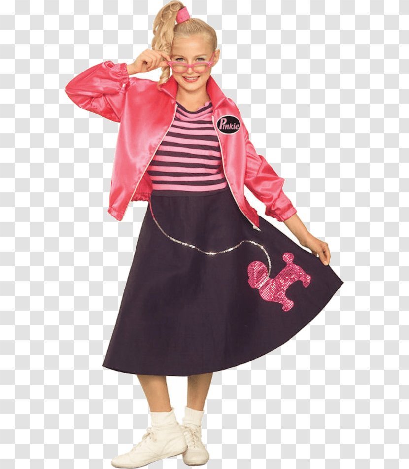 Poodle Skirt 1950s Clothing Costume - Cartoon - Woman Transparent PNG