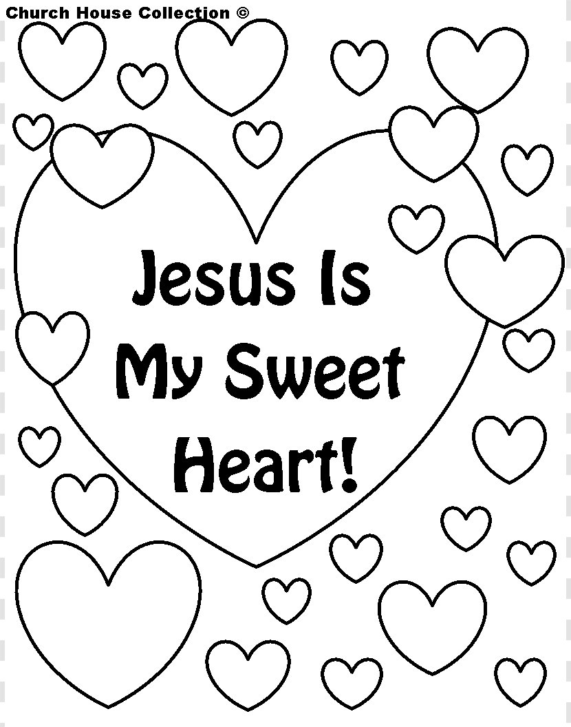 Valentines Day Bible Coloring Book Child Christianity - Tree - Religious Cliparts Transparent PNG