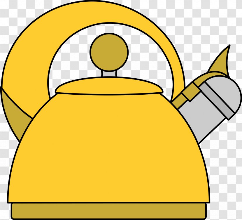 Kettle Yellow Clip Art Small Appliance Transparent PNG