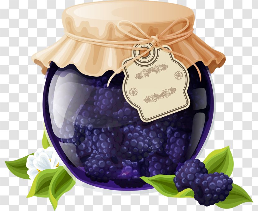 Fruit Preserves Jar Stock Photography Illustration - Food - Blueberry Wine Grapes Transparent PNG