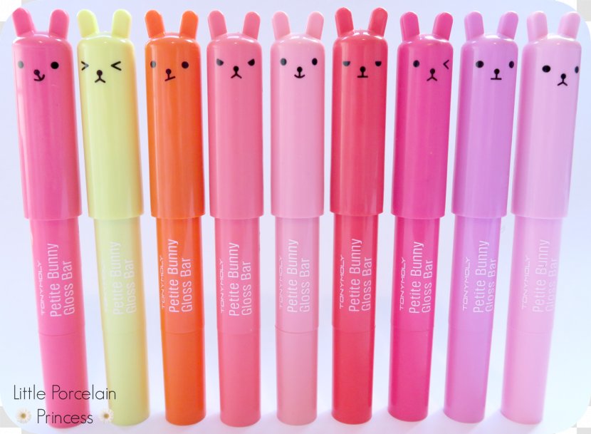 Lip Gloss Balm Lipstick Tony Moly Petite Bunny Bar - Pen Transparent PNG