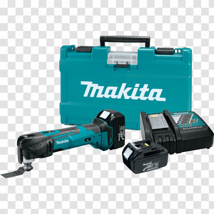 Makita XMT035 18V LXT Lithium-Ion Cordless Multi-Tool Kit - Rotary Tool Transparent PNG