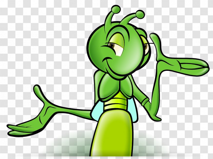 Jiminy Cricket Cartoon Clip Art - Plant Stem - Dragon Fly Clipart Transparent PNG