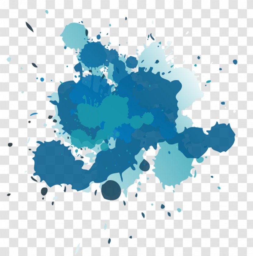 Watercolor Painting Clip Art Image Blue - Color - Paint Transparent PNG