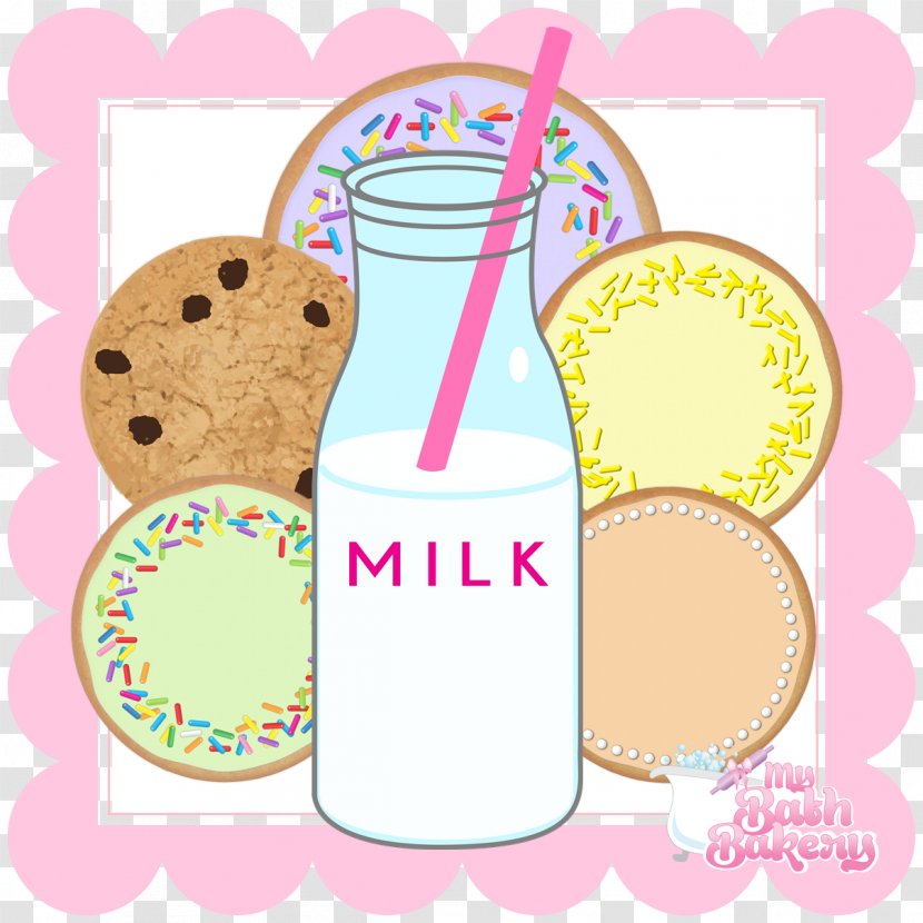 Clip Art Food Product Pattern - Drinkware - Sugar Cookies With Sprinkles Transparent PNG