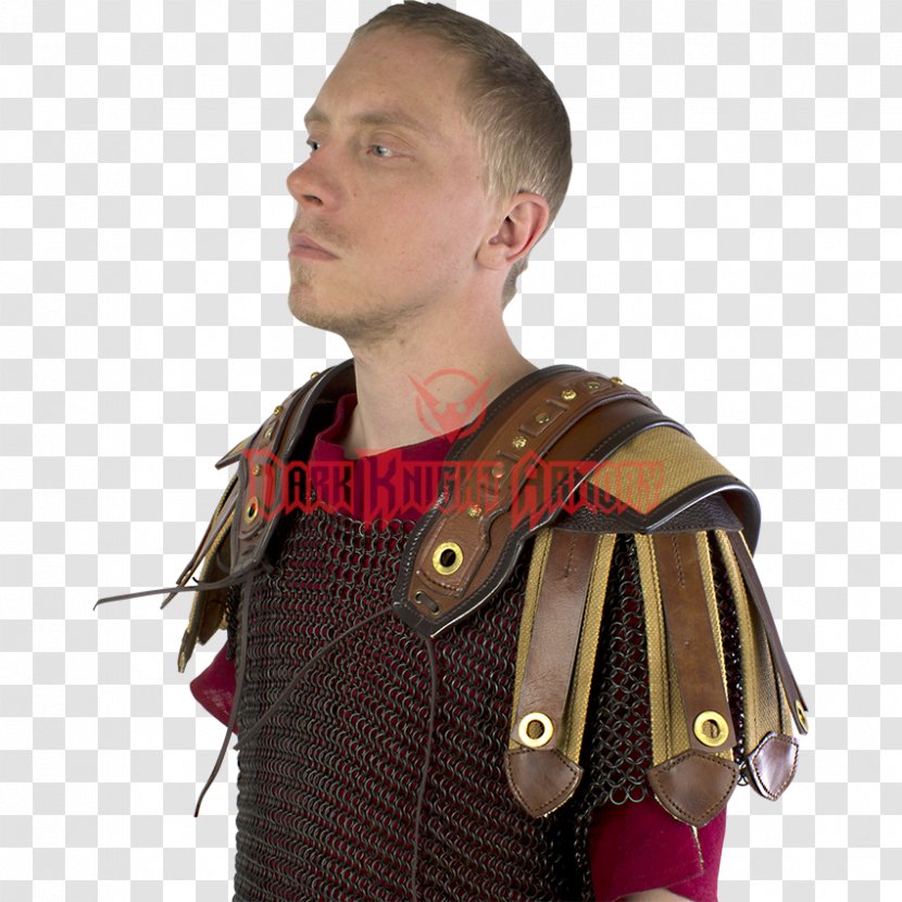 Components Of Medieval Armour Leather Body Armor Shoulder - Live Action Roleplaying Game Transparent PNG