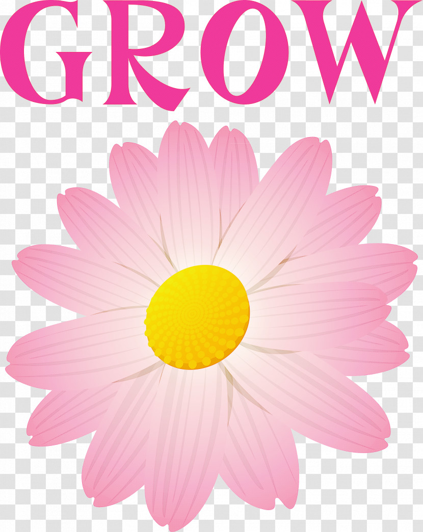 GROW Flower Transparent PNG
