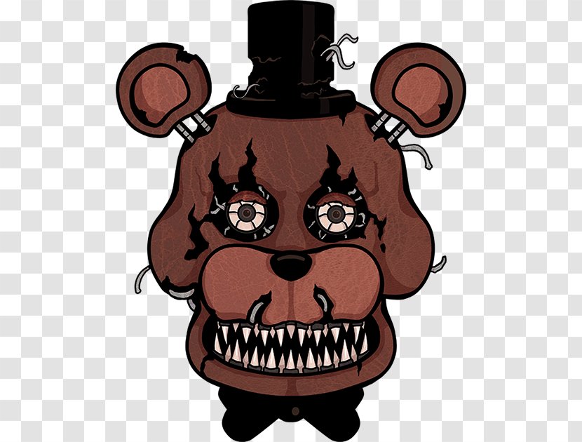 Five Nights At Freddy's 2 4 3 Nightmare - Headgear - Fright Night Transparent PNG