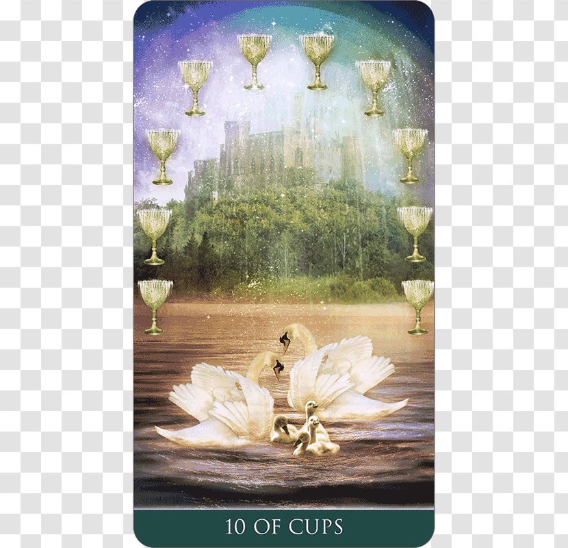 Tarot Ten Of Cups Suit Queen Playing Card - Thelema Transparent PNG