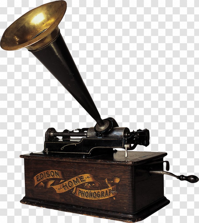 Phonograph Cylinder Edison Records Sound Recording And Reproduction Invention - History Of - Speaker Transparent PNG