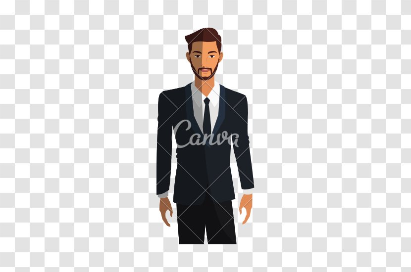 Suit Graphic Design - Gentleman - Cartoon Businessman Transparent PNG