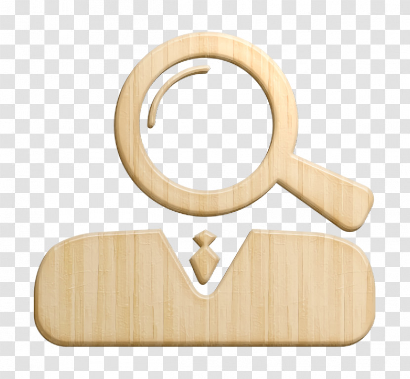 Magnifying Lens As Head Of Business Professional Icon Professional Icon Strategy Icon Transparent PNG