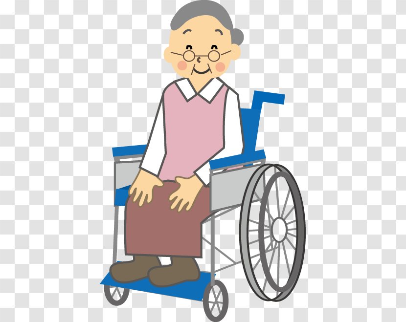 Old Age Wheelchair Caregiver Home Care Service Grandparent - Sitting Transparent PNG