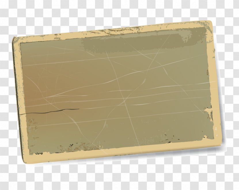 Wood Yellow Rectangle Floor - Vector Vintage Transparent PNG