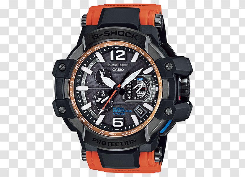 Master Of G G-Shock Watch Casio Wave Ceptor - Gps Transparent PNG