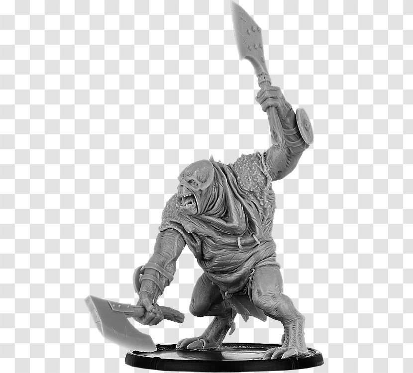 Torleik, Two Axe Troll Warrior Miniature Figure Norse Mythology - Thorrir Konungr - Damp Swamp Transparent PNG