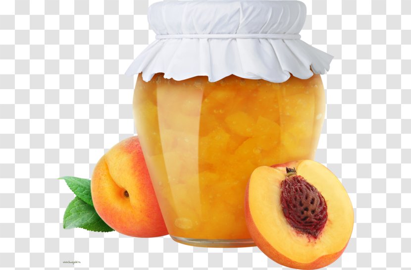 Juice Peach Food Fruit Jam - Preserve Transparent PNG