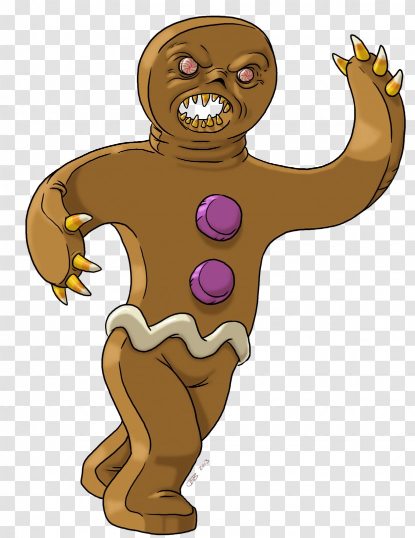 Gingerbread Golem Pathfinder Roleplaying Game Food Dough - Christmas Day Transparent PNG