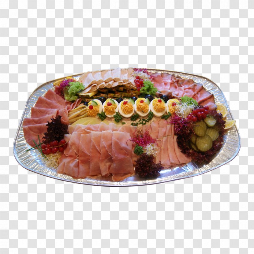 California Roll Sashimi Buffet Olivier Salad Smoked Salmon - Platter - Ham Transparent PNG