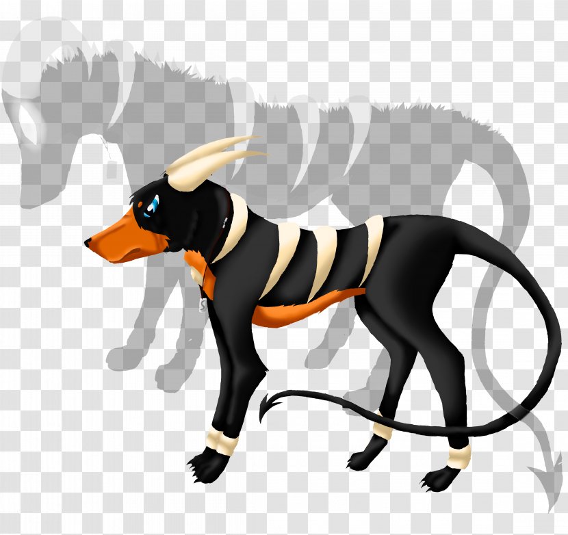 Dog Breed DeviantArt Houndoom - Mammal - Glass Shadow Transparent PNG