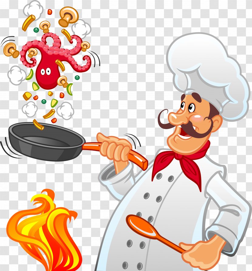 Cook Food Chef Restaurant Clip Art - Cooking - Menu Transparent PNG