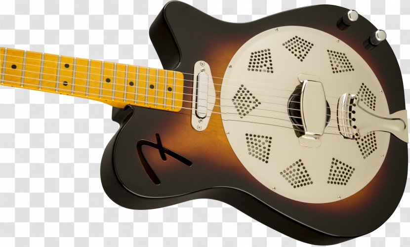 Acoustic-electric Guitar Resonator Fender Telecaster Acoustic - Frame - Sunburst Transparent PNG