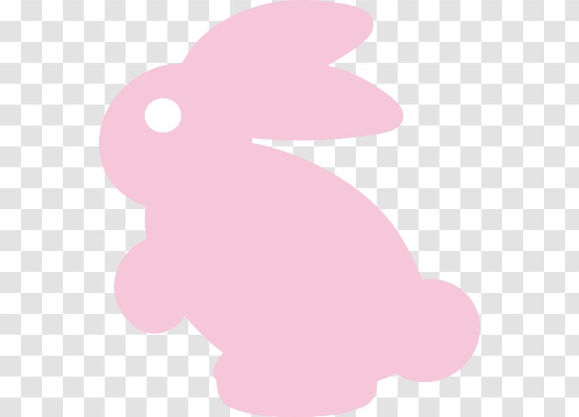 Rabbit Clip Art Easter Bunny Openclipart Image - Cartoon - Pink Transparent PNG
