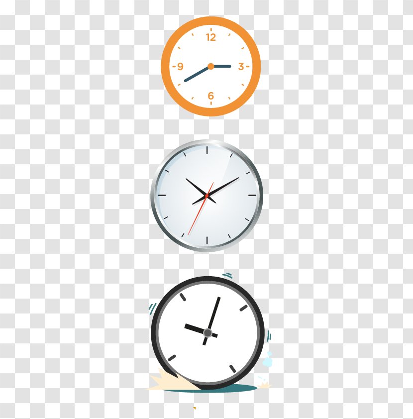 Clock Flat Design - Home Accessories - Watch Collection Transparent PNG